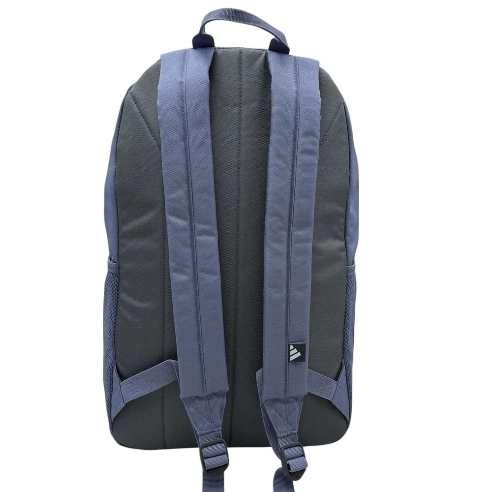 Adidas Classic 3S 5 Girls School Backpack Fits 16" Laptop Silver Violet Purple - Picture 10 of 12